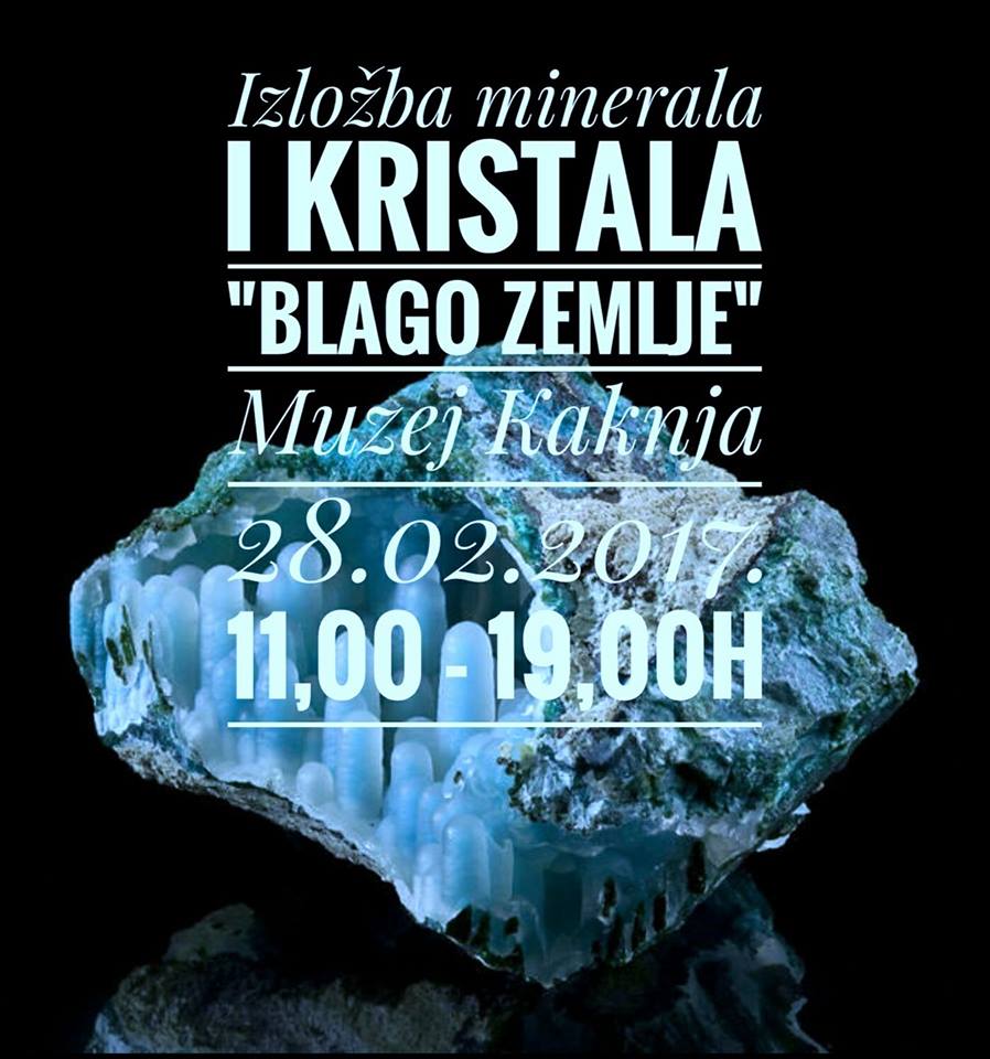 Zavirite u fascinantni svijet minerala i kristala – Sutra u 11,00 sati svečano otvaranje izložbe “Blago zemlje”