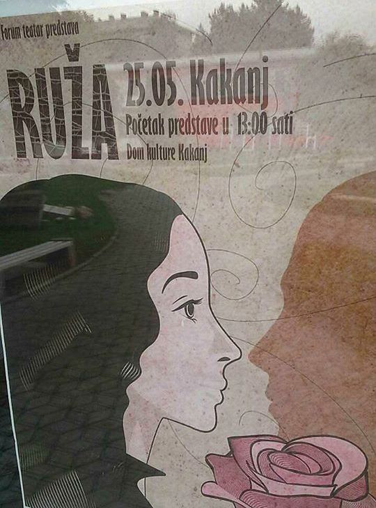 Sutra u foajeu Doma kulture predstava Forum Teatra Mladih pod nazivom “Ruža”