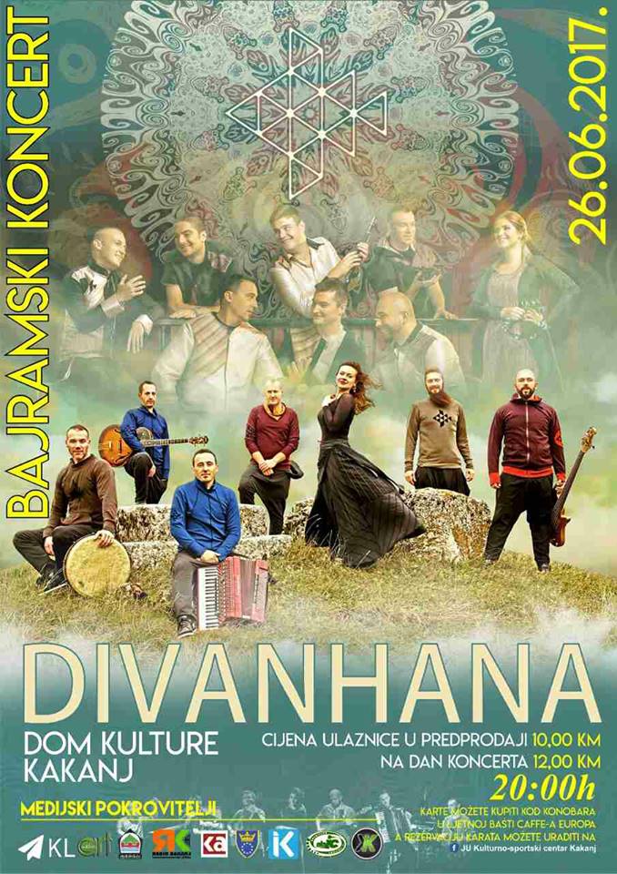 Od petka u prodaji ulaznice za koncert Divanhane u Kaknju – Rezervišite svoje mjesto na vrijeme