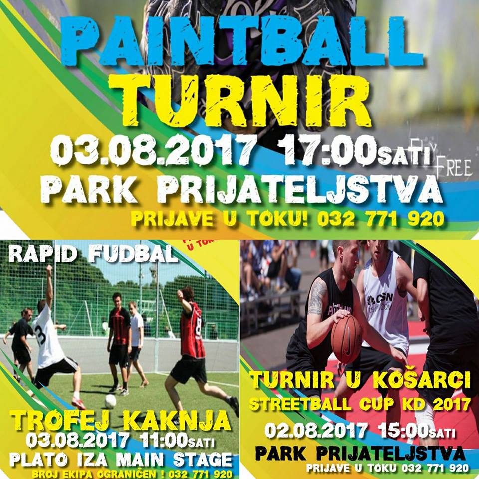 Kakanjski dani 2017: Velika zainteresovanost za paintball turnir, mininogomet i basket
