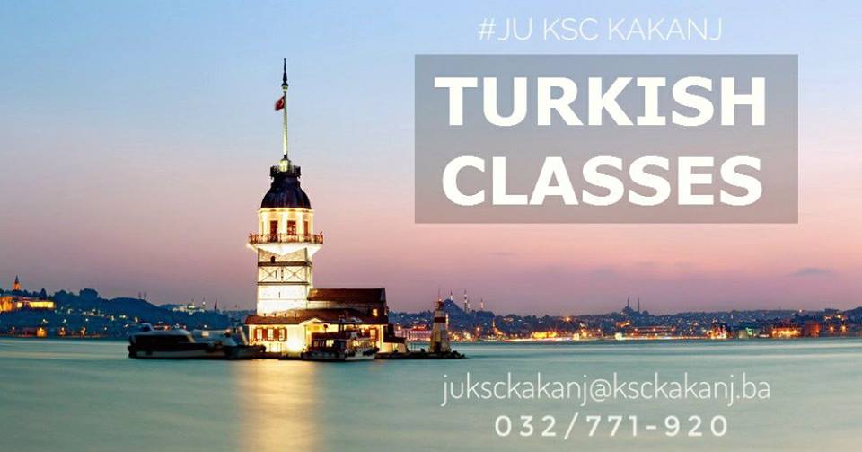 Nauči turski jezik u JU KSC Kakanj – Prijave za kurs u toku
