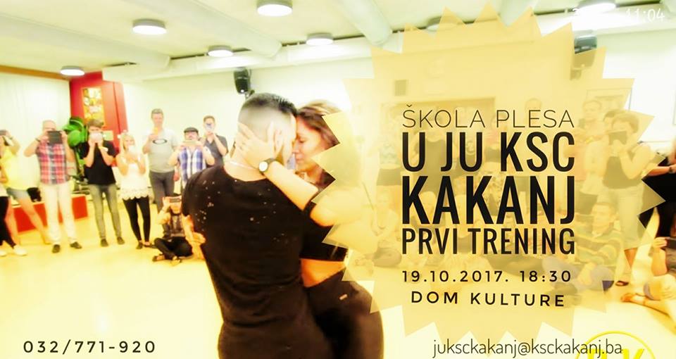 Sutra počinje Škola plesa u JU KSC Kakanj – Pridružite nam se na prvom treningu