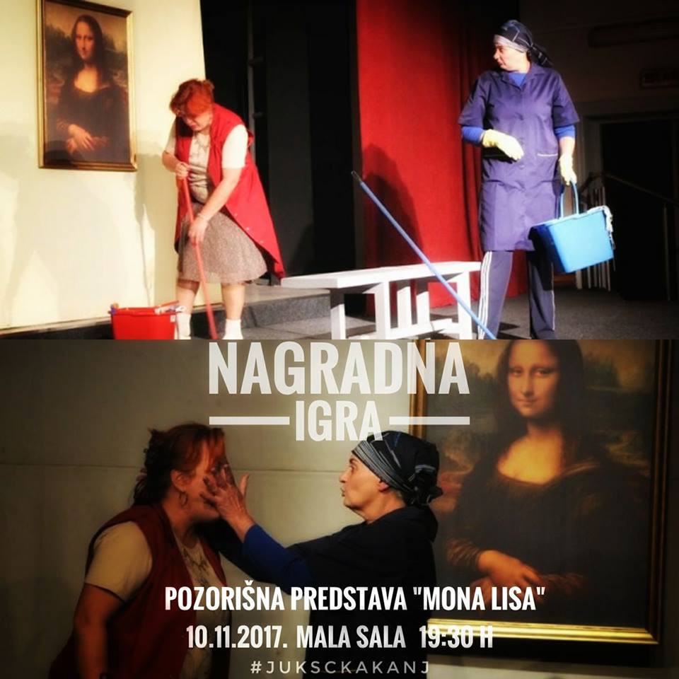 NAGRADNA IGRA: Osvojite ulaznicu za pozorišnu predstavu “Mona Lisa” koja je na repertoaru u petak 10.11.