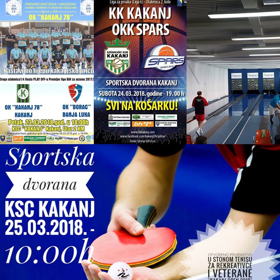 Najava nastupa kakanjskih sportskih klubova / Sportska dvorana KSC Kakanj