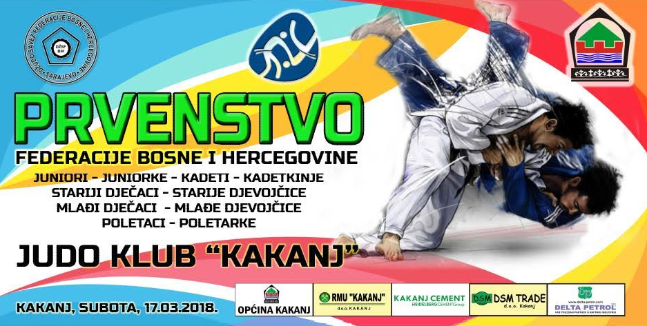 U subotu u Sportskoj dvorani KSC Kakanj Prvenstvo Judo saveza F BiH