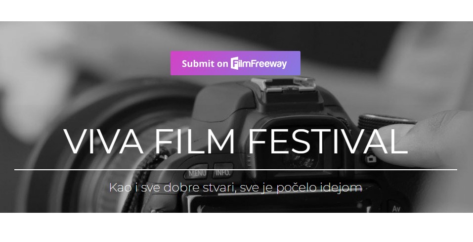 POČELE PRIJAVE ZA “VIVA ŠKOLU FILMA 2018.” – 4. VIVA FILM FESTIVAL od 12. do 16. septembra 2018.