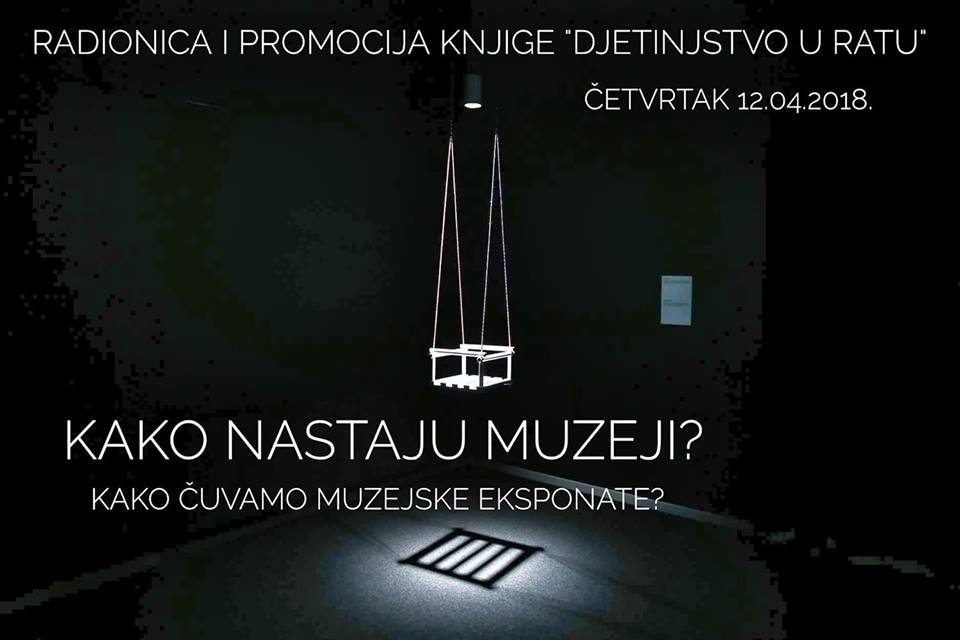 Danas radionica i promocija knjige “Djetinstvo u ratu” u maloj sali JU KSC Kakanj