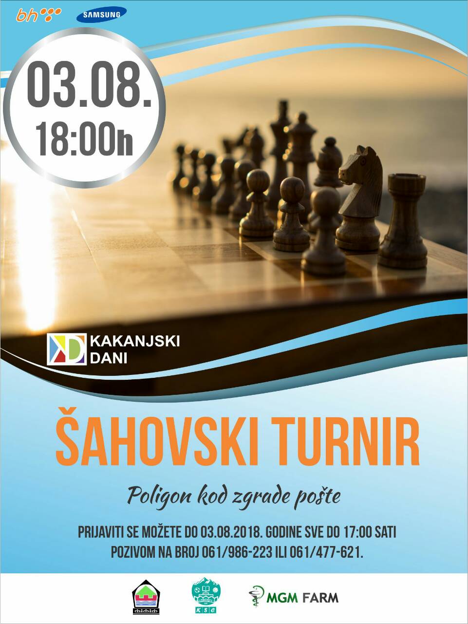 Sada već tradicionalno – Šahovski turnir pod otvorenim nebom u sklopu KD2018
