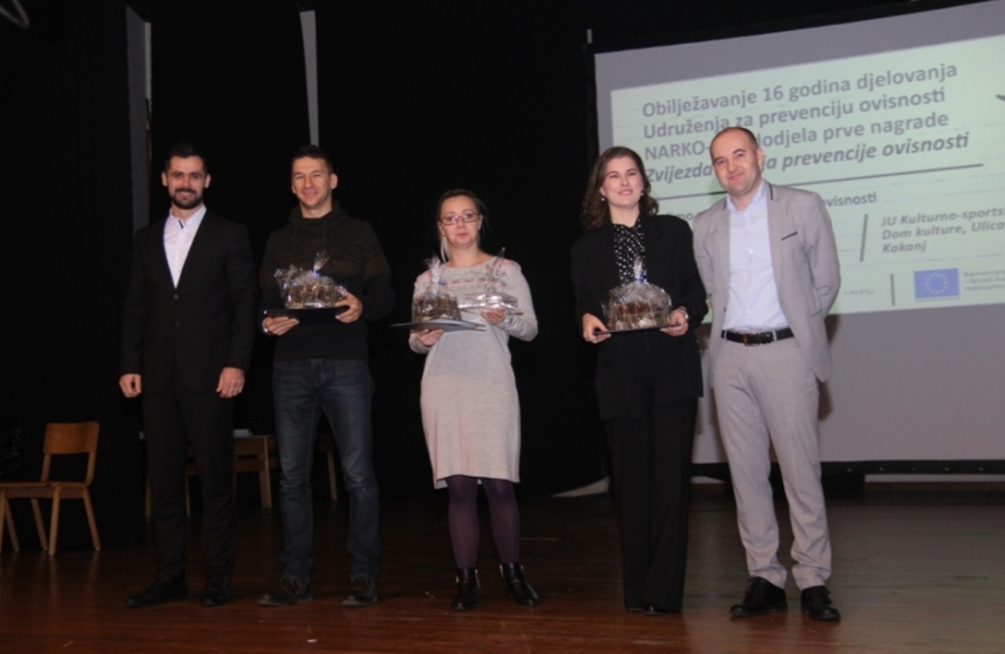 Danas u Domu kulture Kakanj upriličena svečana ceremonija povodom 16 godina djelovanja Udruženja za prevenciju ovisnosti NARKO-NE