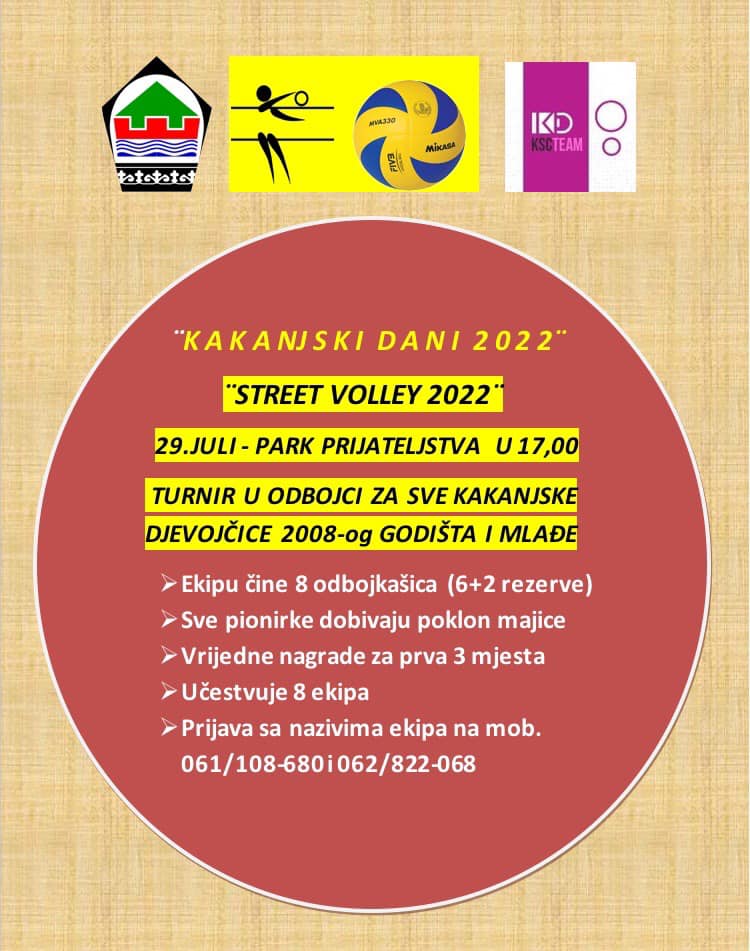 Prijavite se na „Street volley KD 2022”