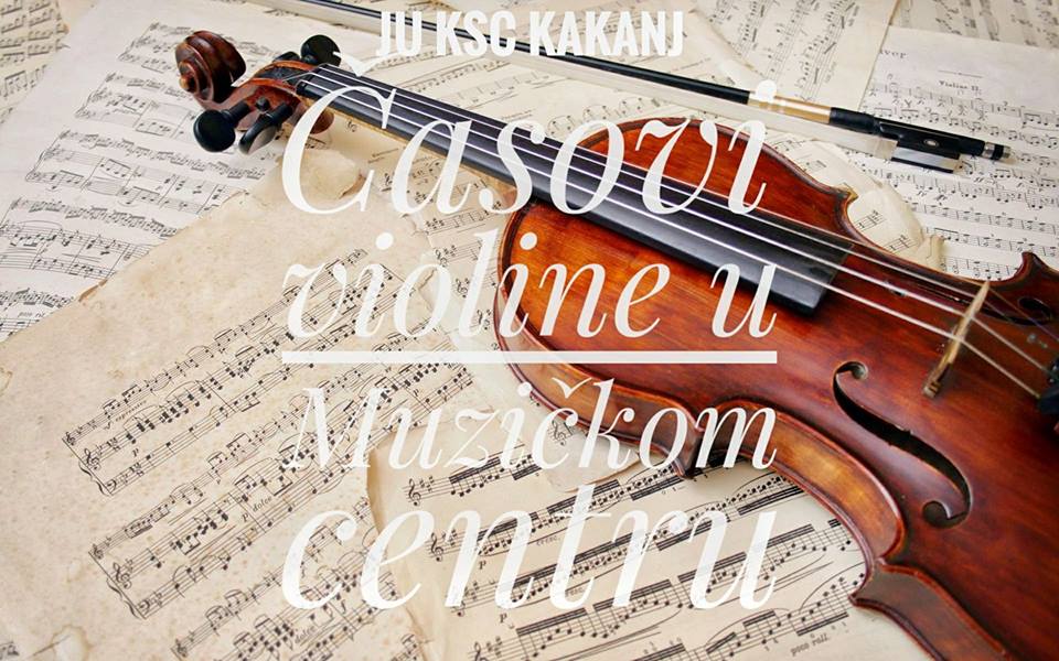 Muzički centar bogatiji za još jedan odsjek – Prijavite se na časove violine