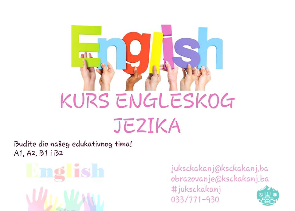 Budite dio našeg edukativnog tima: Prijavite se na kurs engleskog jezika