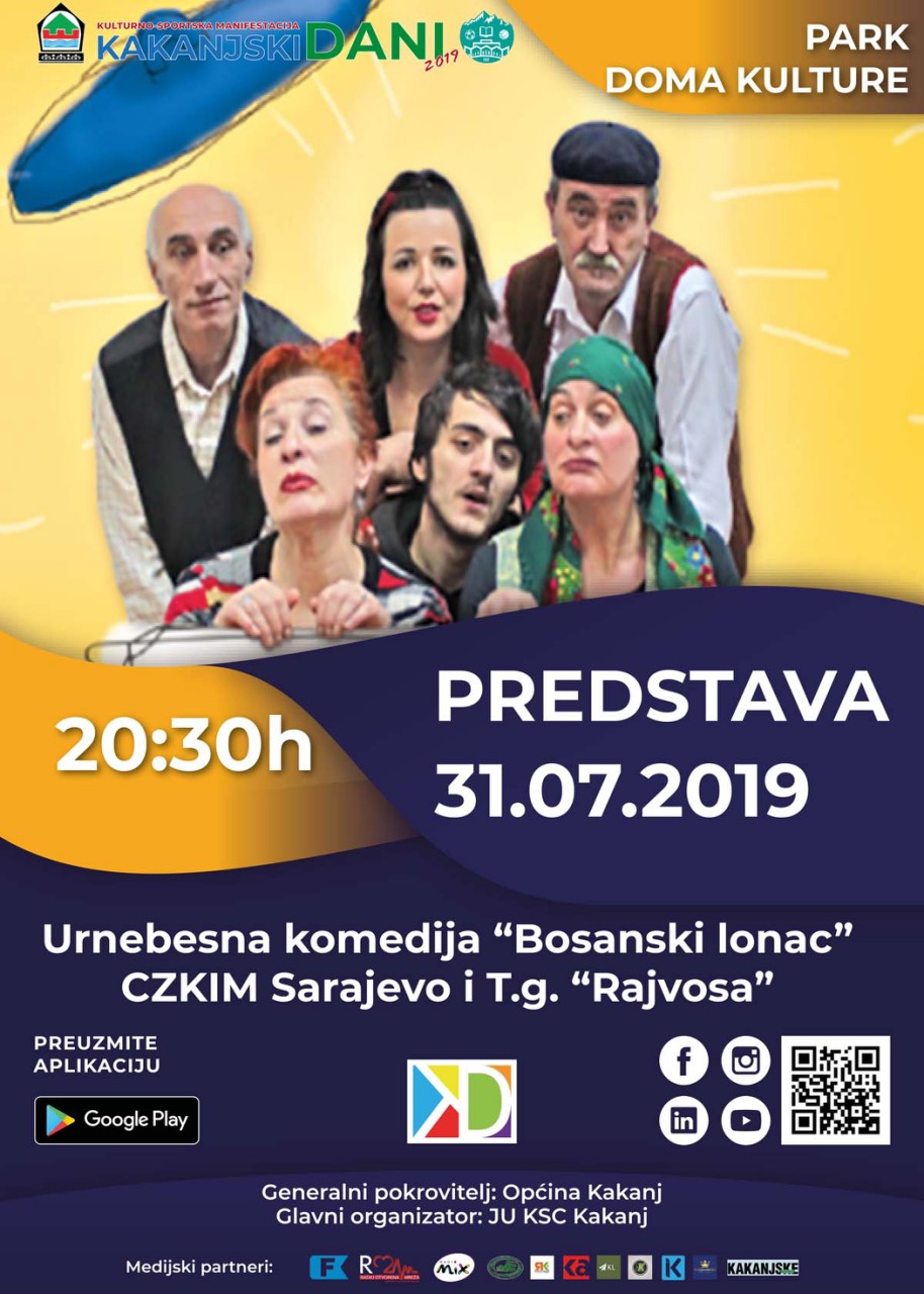 Urnebesna komedija „Bosanski lonac“ na pozornici Parka Doma kulture