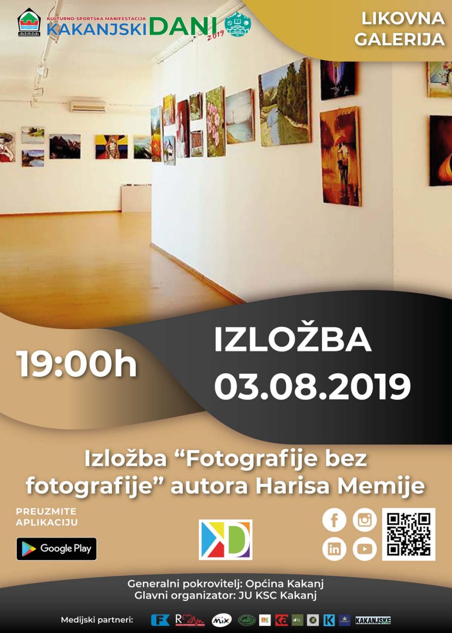 KD2019: Muzej Kaknja organizuje izložbu „Miris slike – Izložba fotografija bez fotografija“ autora Harisa Memije