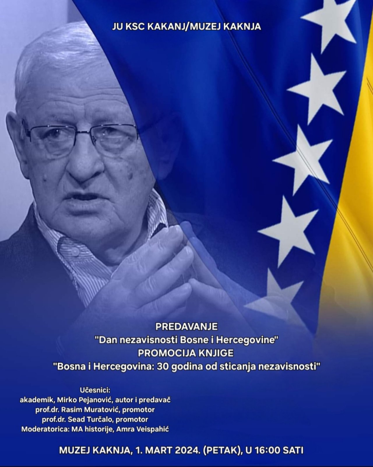 Predavanje na temu „Dan nezavisnosti Bosne i Hercegovine“ i promocija knjige „Bosna i Hercegovina: 30 godina od sticanja nezavisnosti“